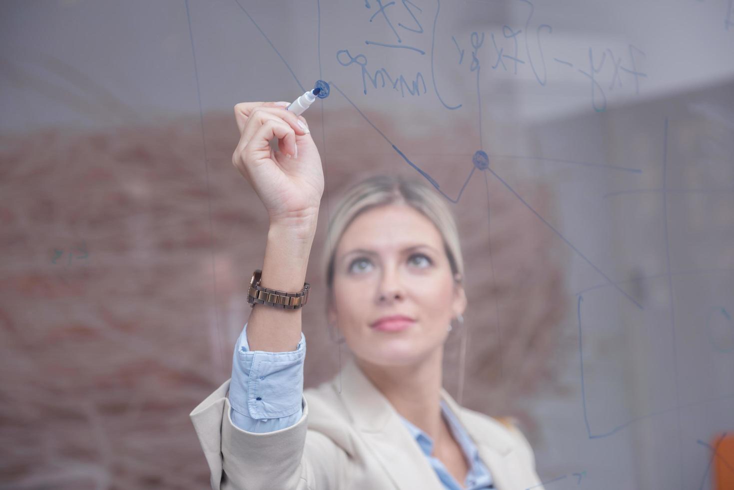 business woman at office photo