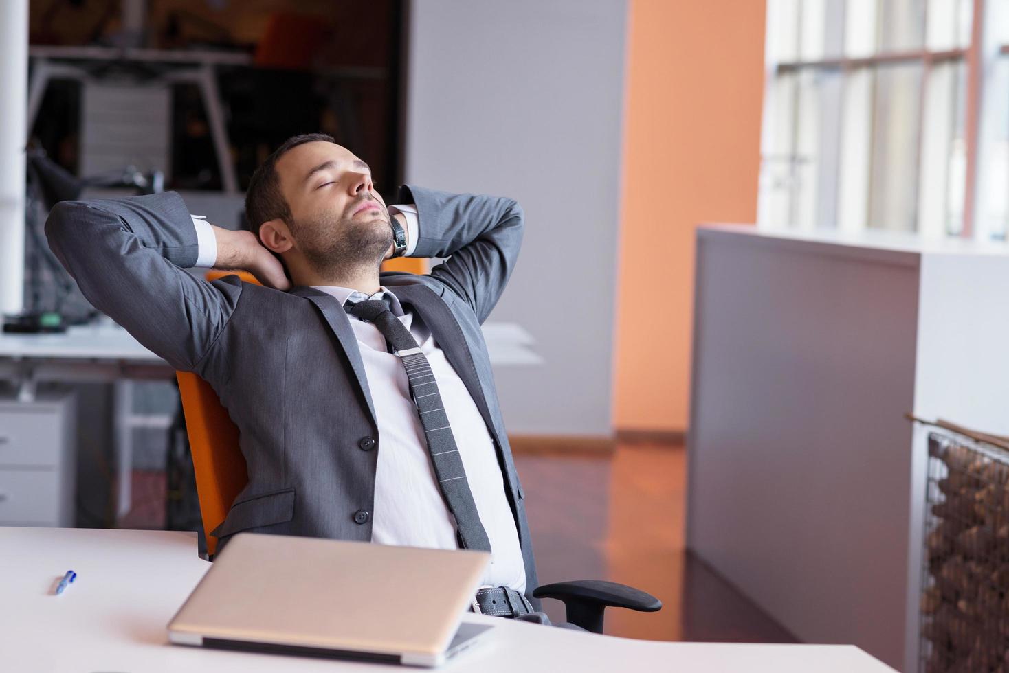 business man at the office photo