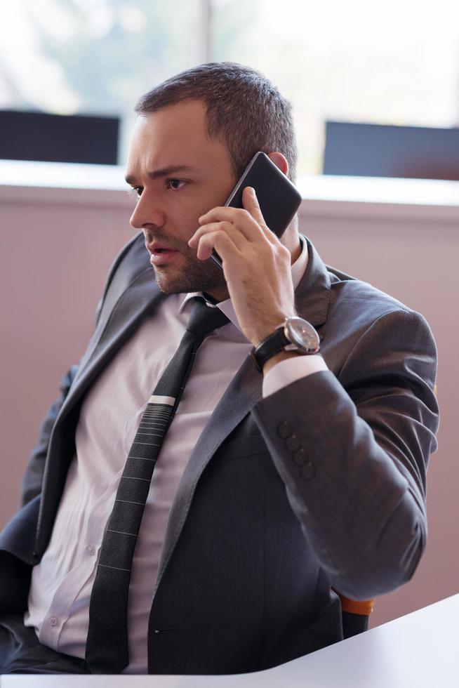 business man at the office photo