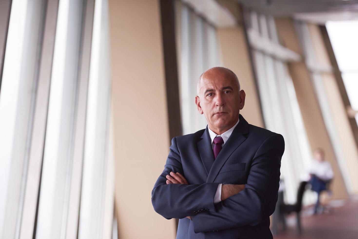 senior business man portrait photo