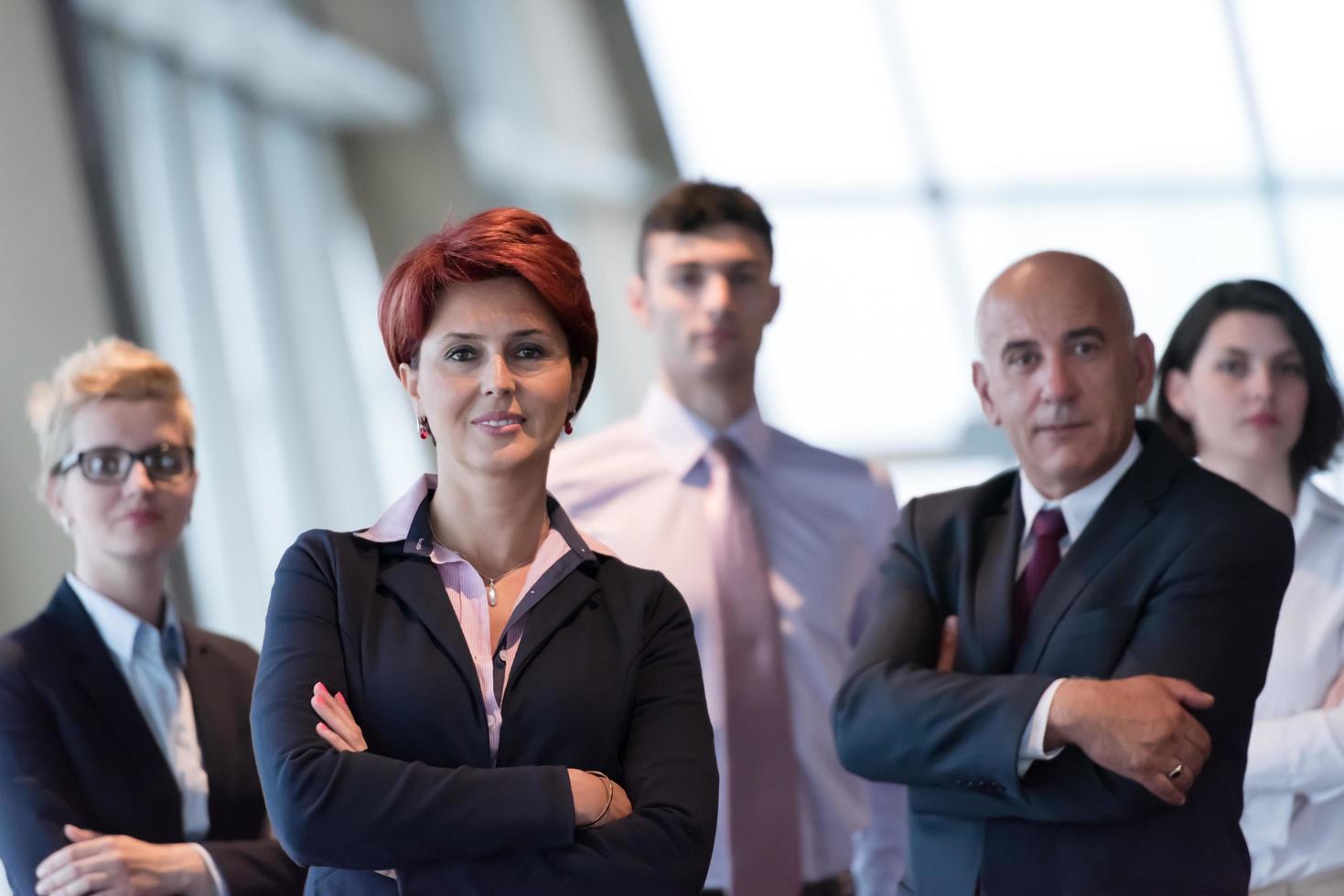 diverse business people group  at office photo