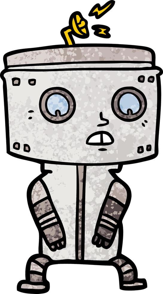 cartoon robot character vector