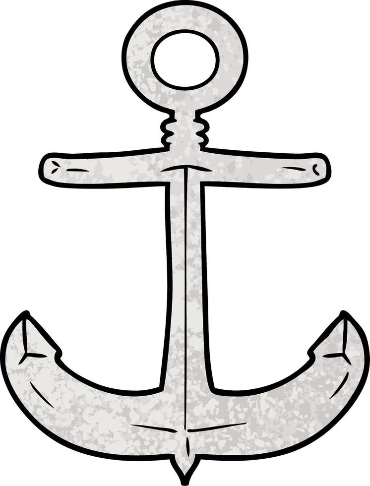 vector cartoon anchor