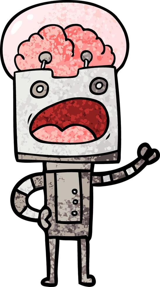 cartoon robot character vector
