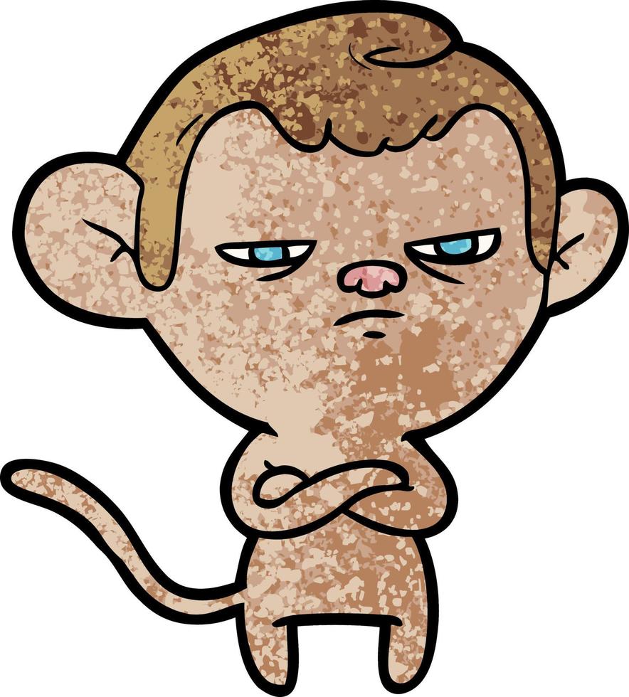 cartoon monkey character vector