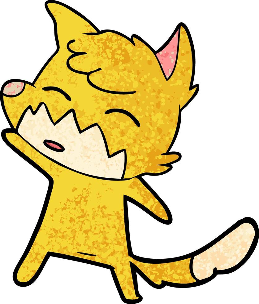 cartoon fox character vector