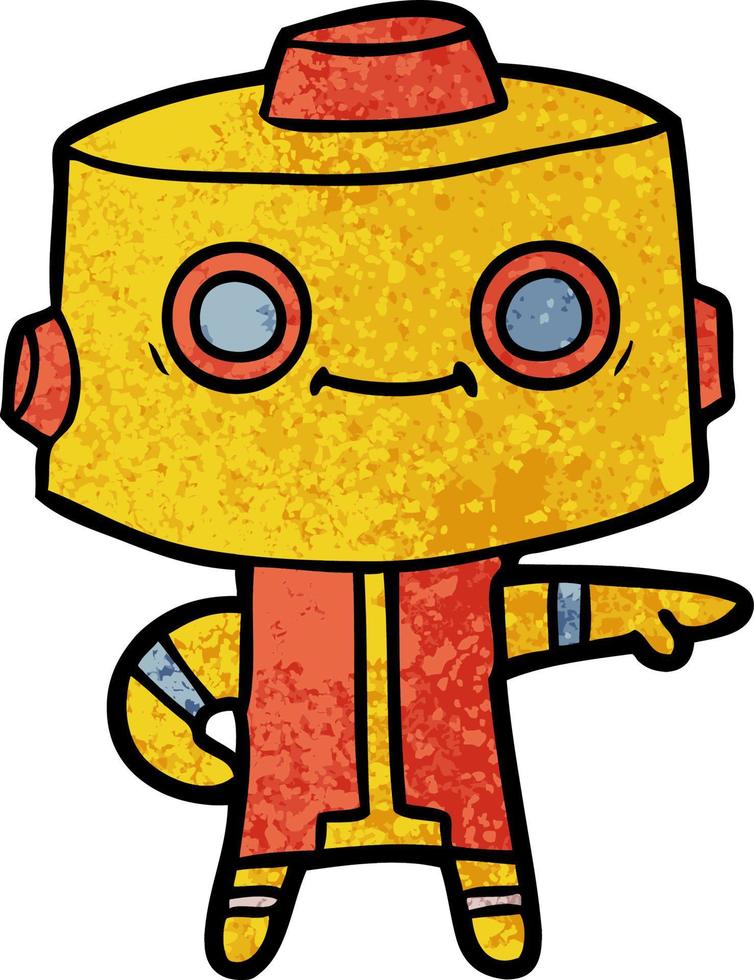 cartoon robot character vector