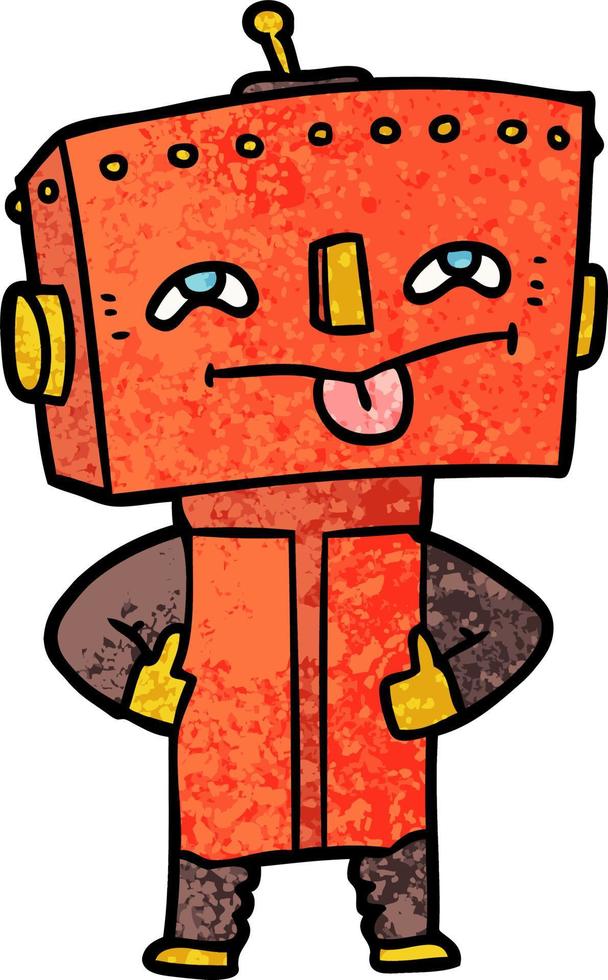 cartoon robot character vector