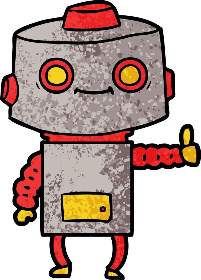 cartoon robot character vector