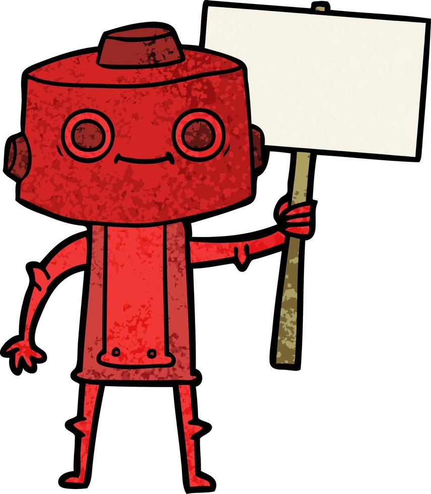 cartoon robot character vector