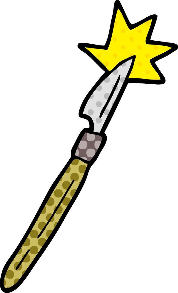 Vector cartoon scalpel