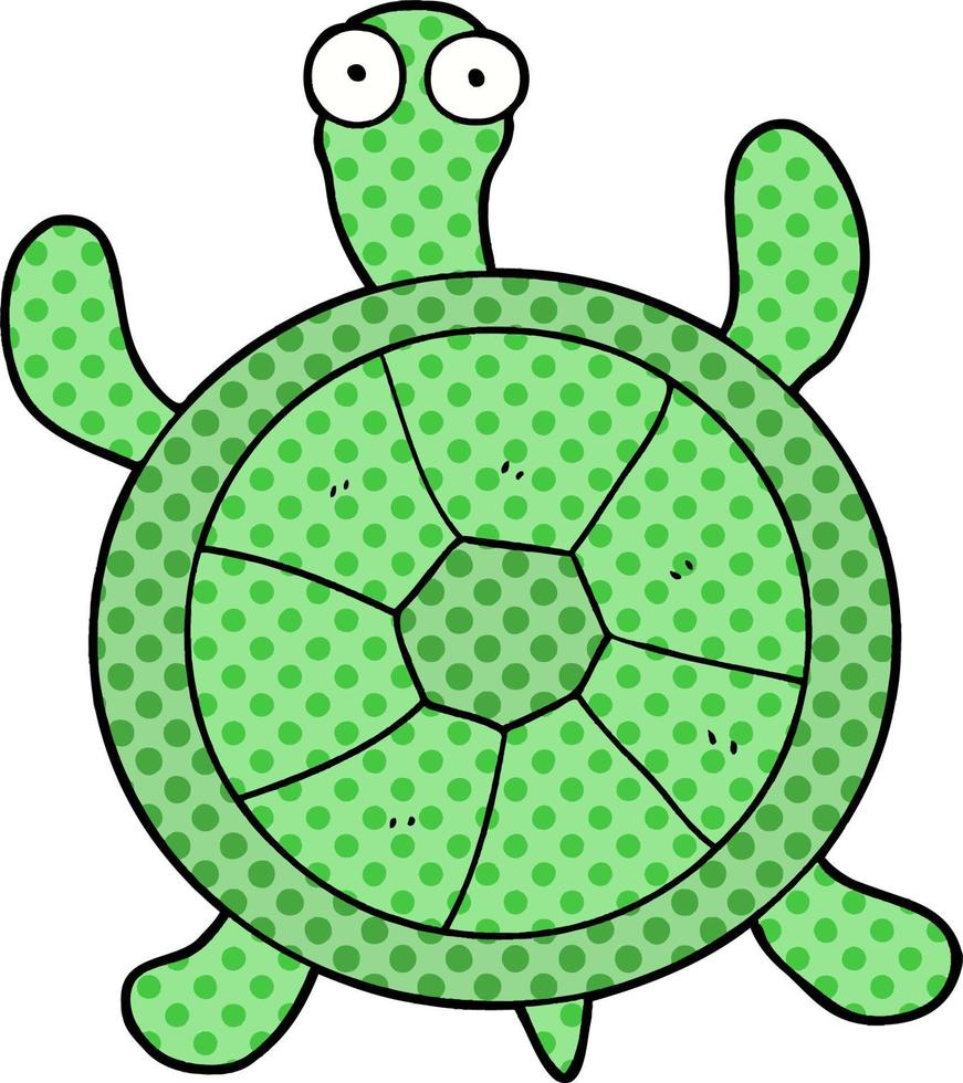 cartoon turtle character vector