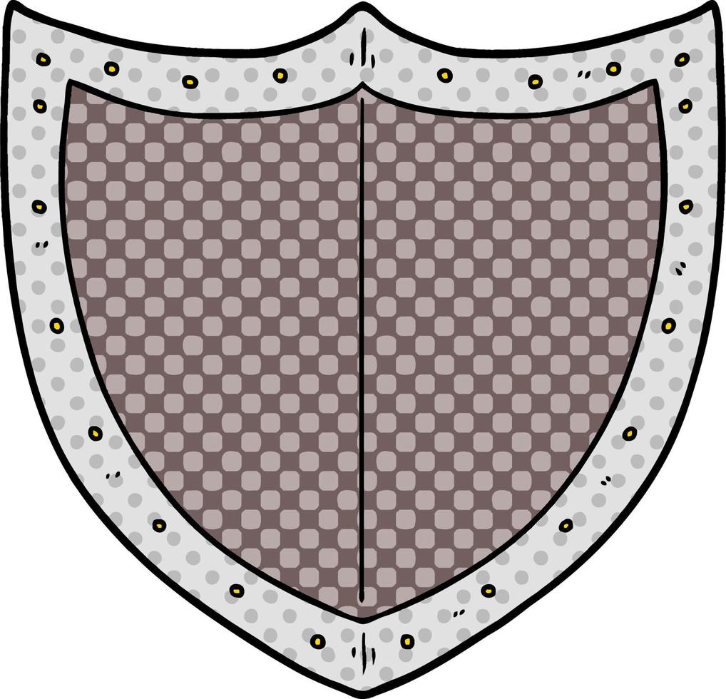 vector cartoon shield