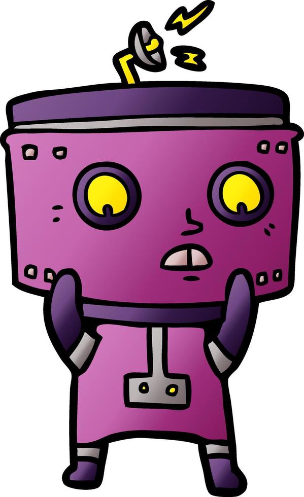 cartoon robot character vector