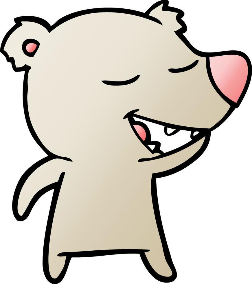 cartoon bear character vector