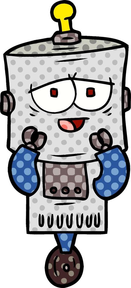 cartoon robot character vector