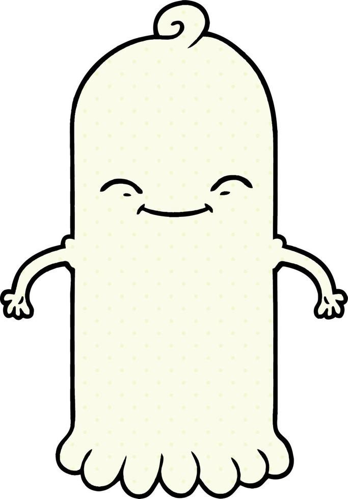 cartoon g doodle character host vector