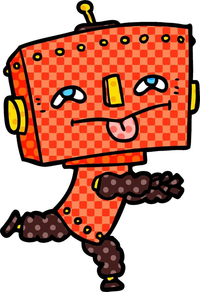 cartoon robot character vector