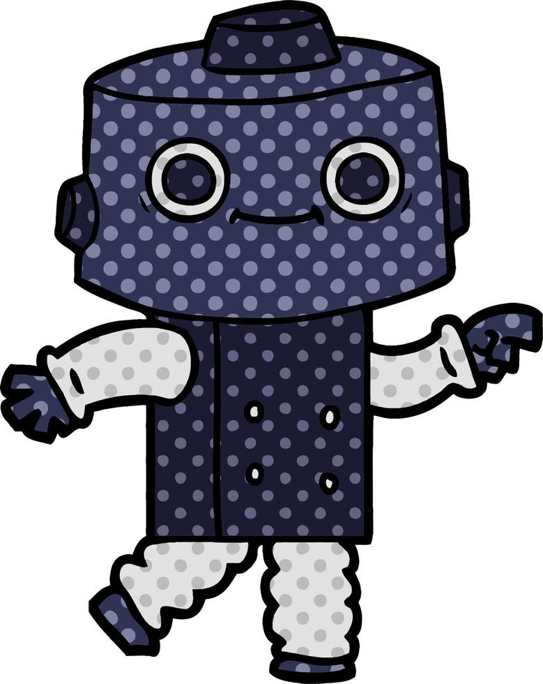 cartoon robot character vector