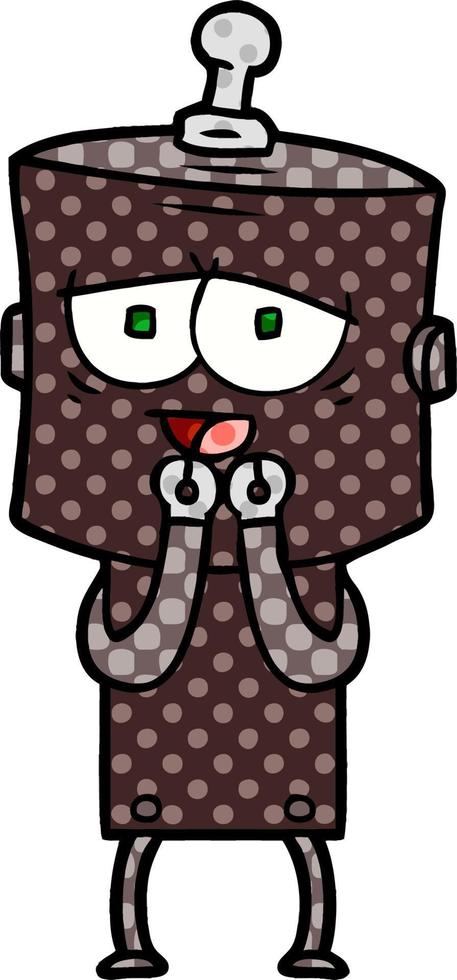 cartoon robot character vector