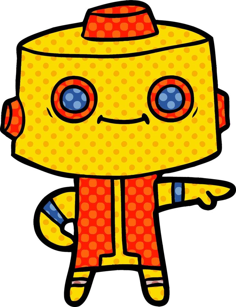 cartoon robot character vector