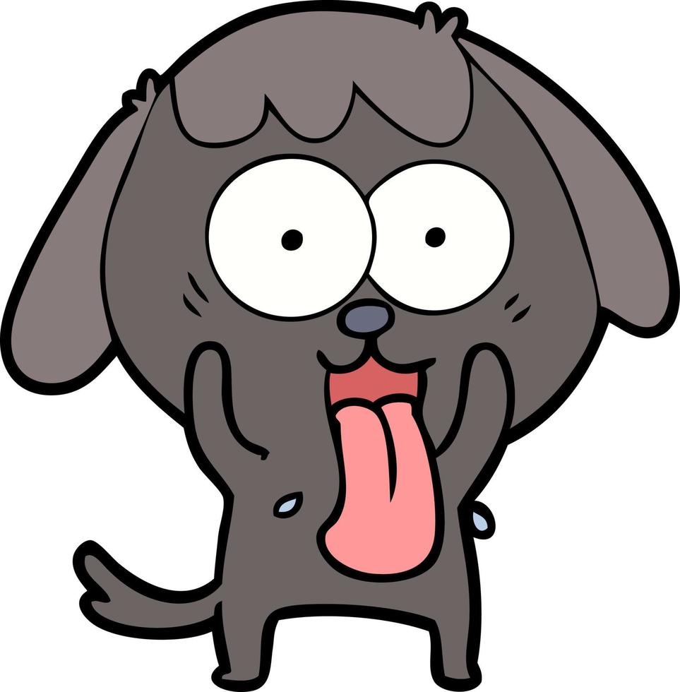 cute cartoon dog vector