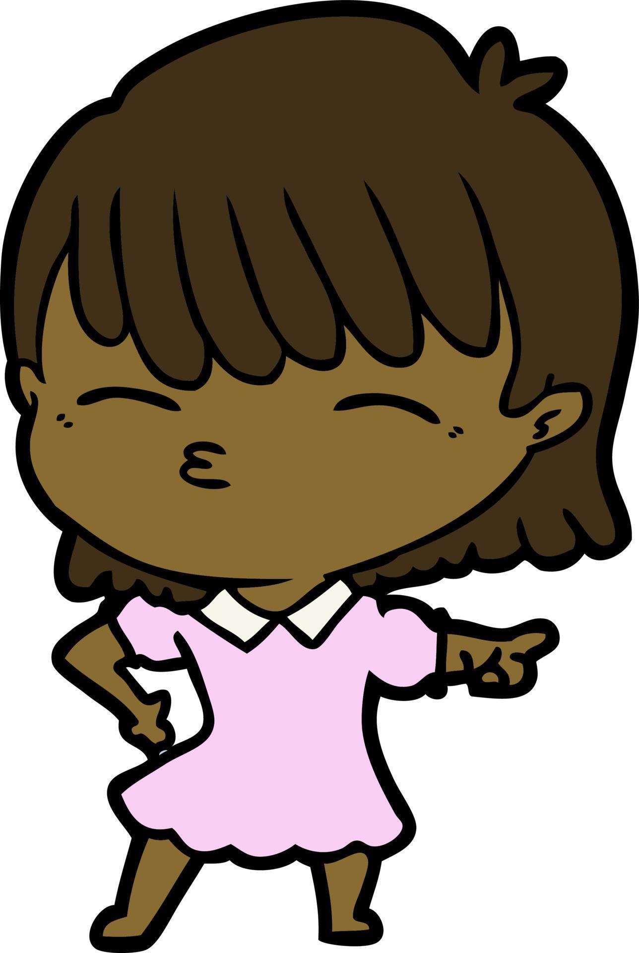 Vector cartoon woman 12543129 Vector Art at Vecteezy