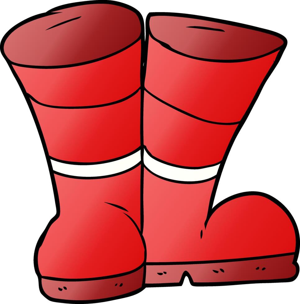 wellington boots cartoon vector