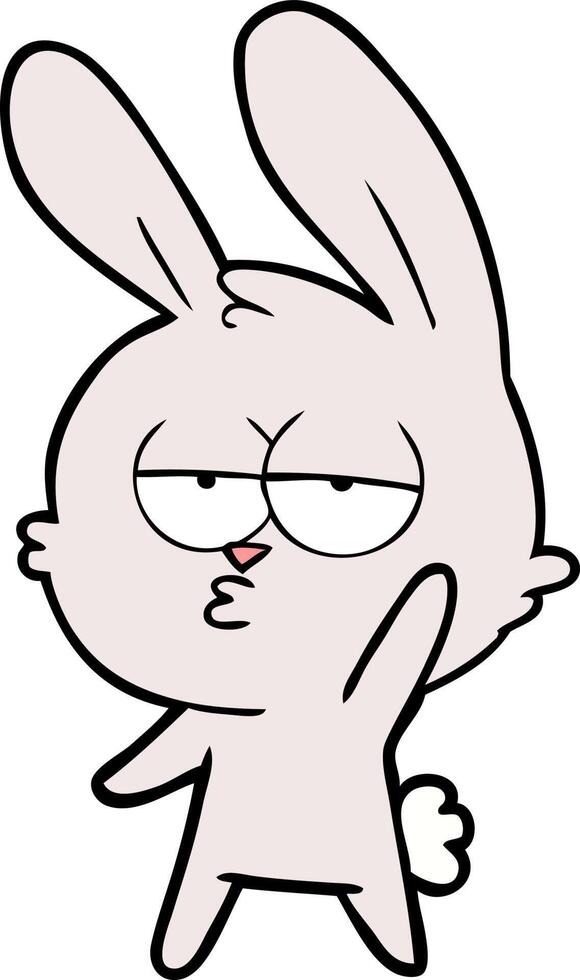 cute cartoon rabbit vector