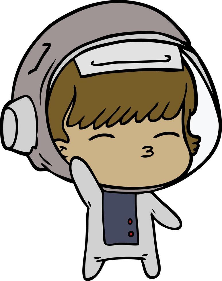 cartoon curious astronaut waving 12549004 Vector Art at Vecteezy cartoon curious astronaut waving 12549004 Vector Art at Vecteezy