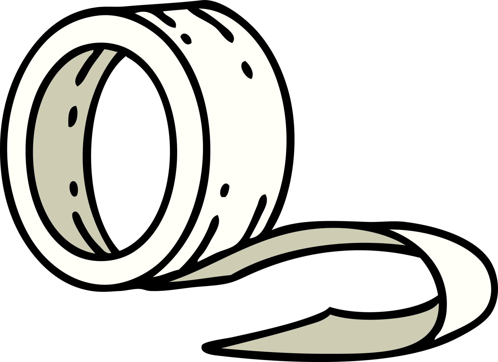 cartoon roll of masking tape 12550176 Vector Art at Vecteezy