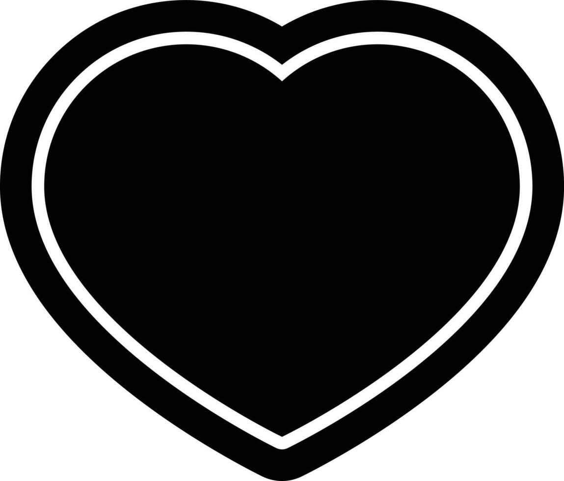 icono de ilustración de vector gráfico de símbolo de corazón