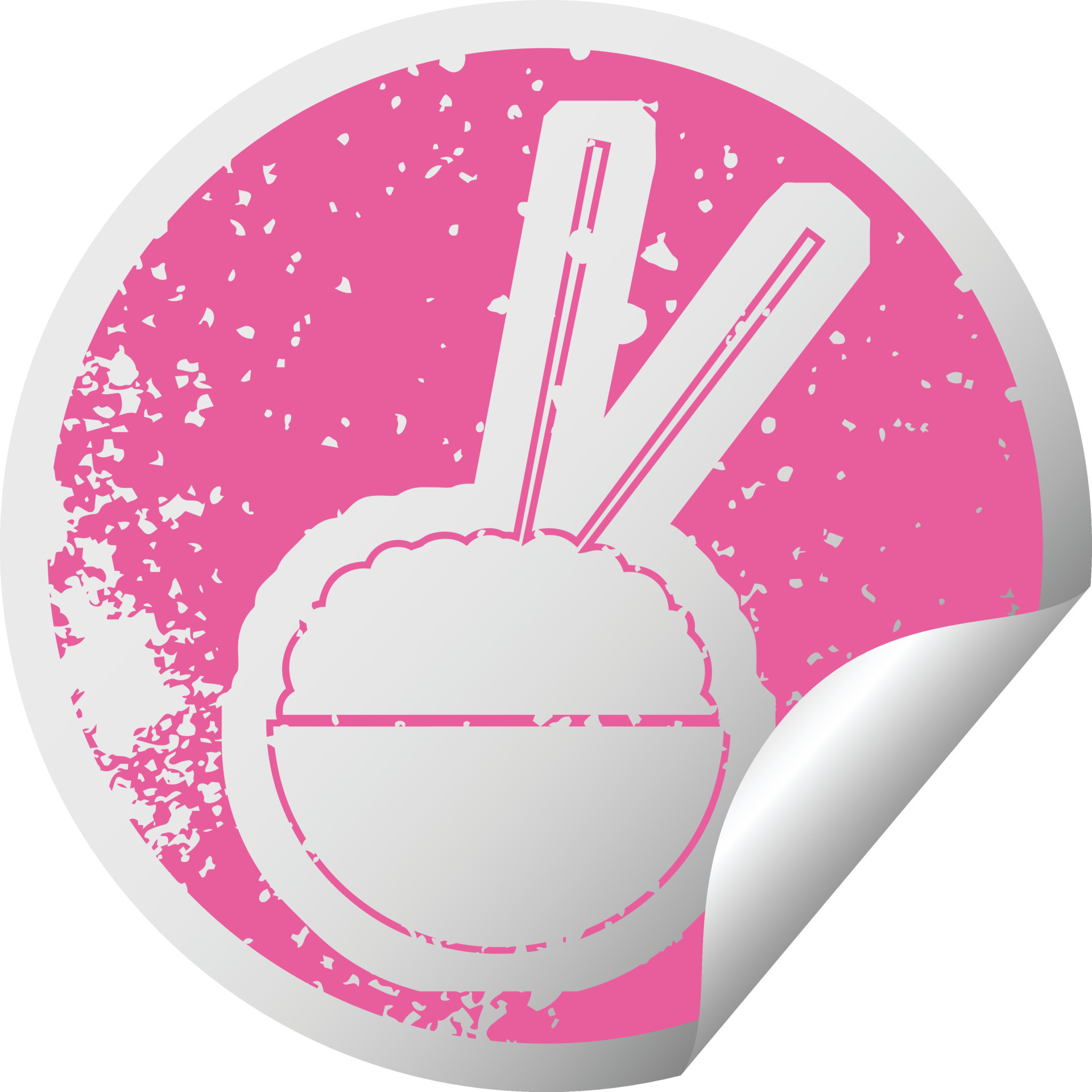 Distressed Sticker Icon Illustration Of A Rice Bowl 12550821 Vector Art distressed-sticker-icon-illustration-of-a-rice-bowl-12550821-vector-art