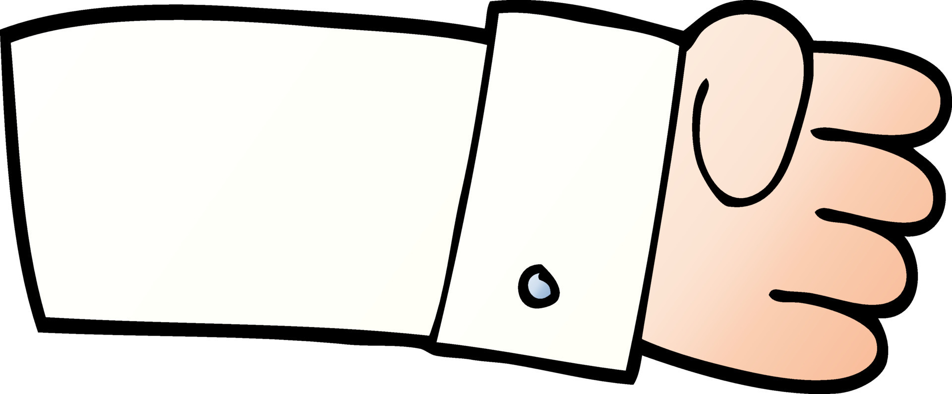 vector gradient illustration cartoon judo chop shirt arm 12551872