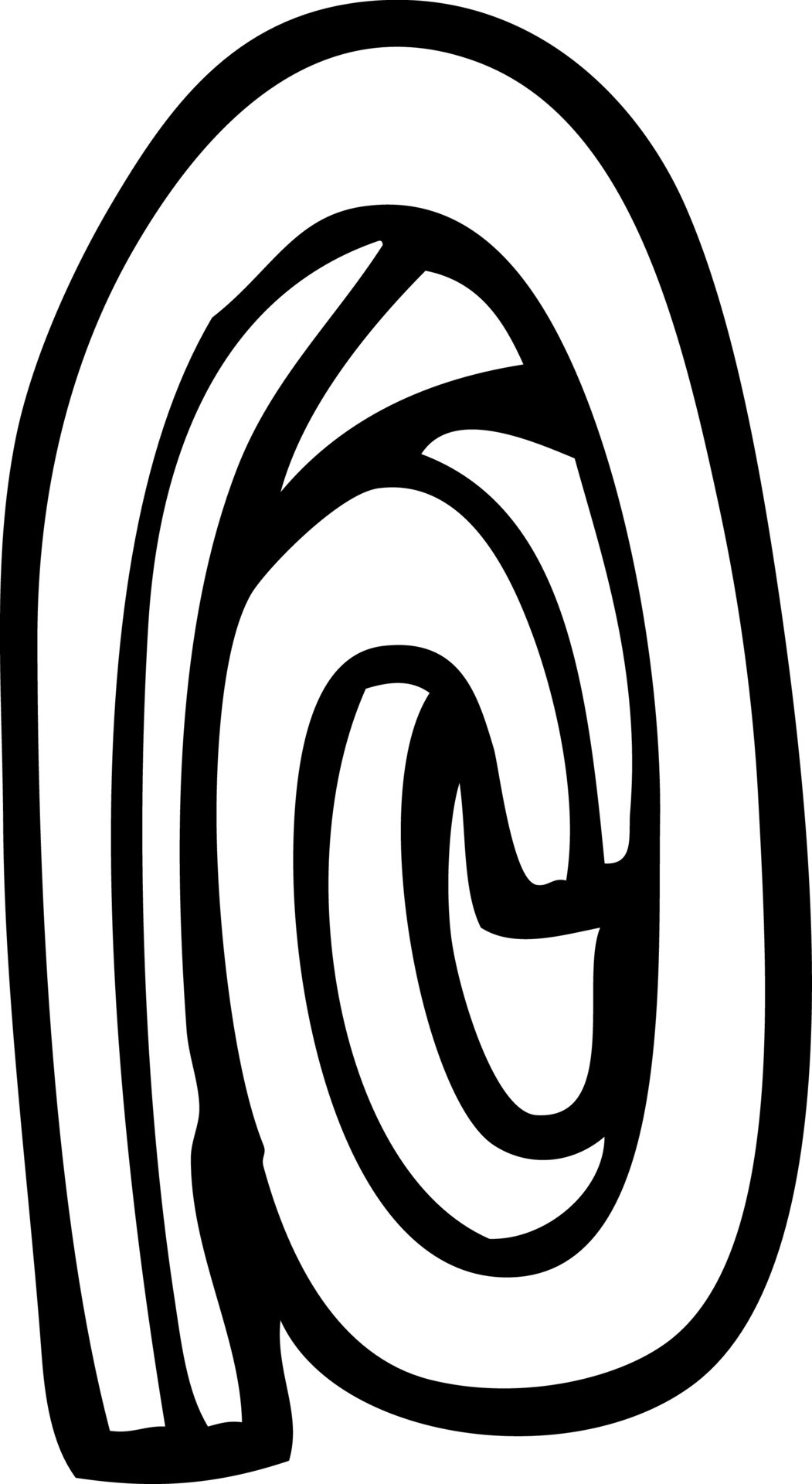 black and white cartoon paper clip 12552410 Vector Art at Vecteezy
