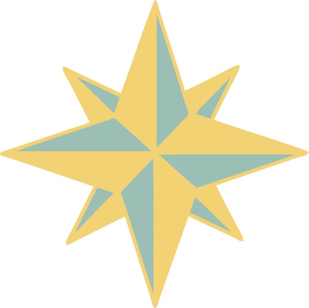 tattoo style icon of a star vector