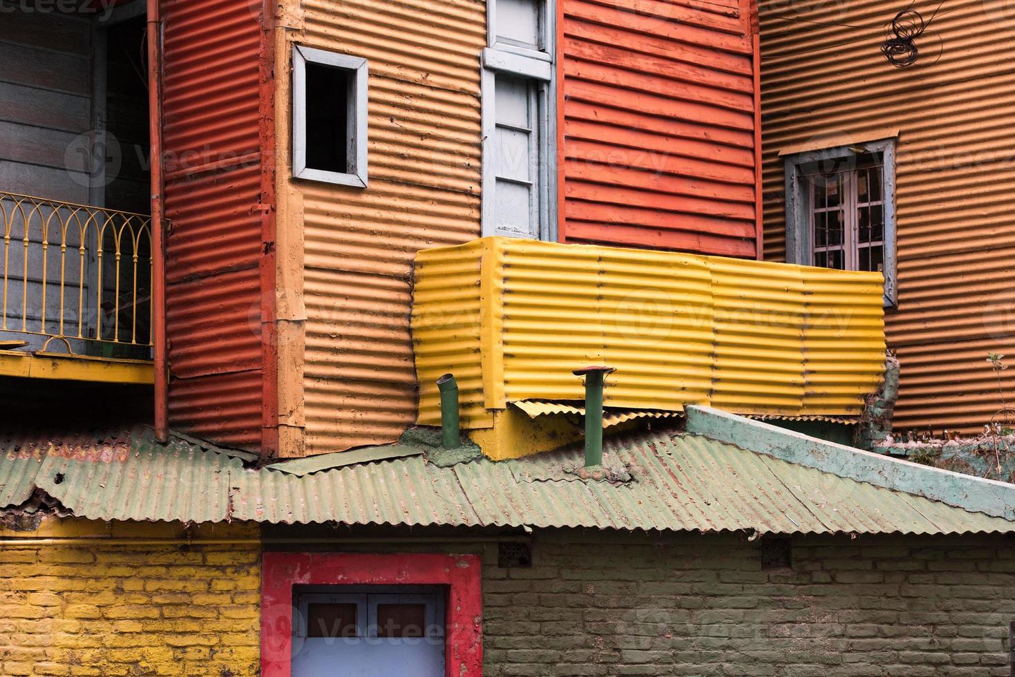 la boca painted house in Buenos Aires photo