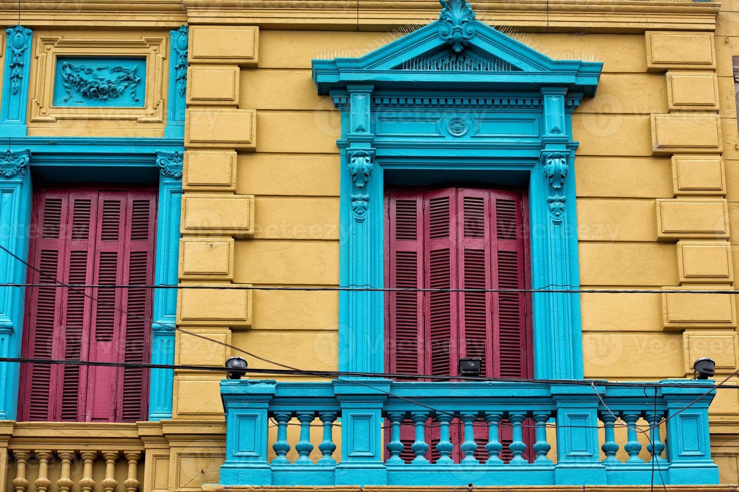 casa pintada la boca en buenos aires foto