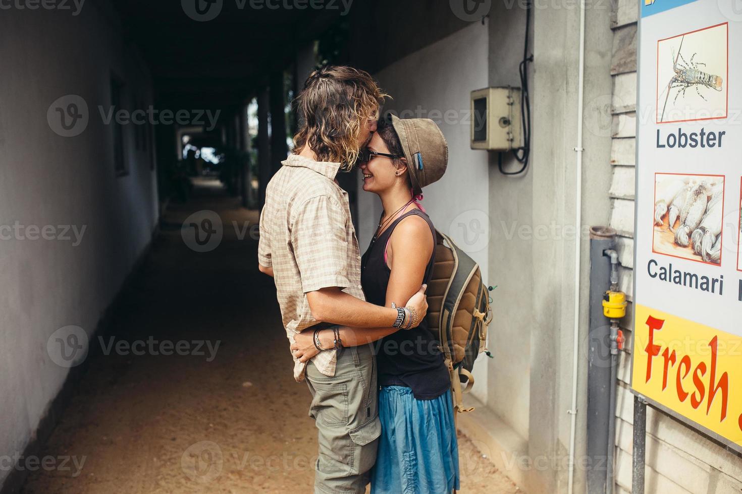 Couple outdoor portrait photo