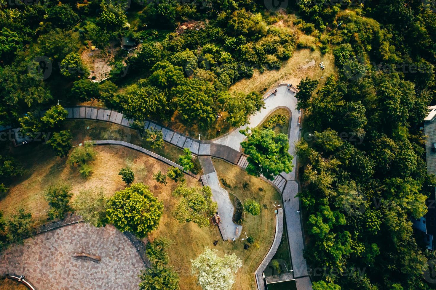 Landscape top view photo