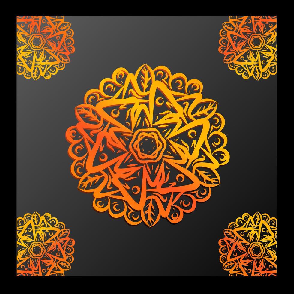 vector mandala background design, perfect for your design combination.