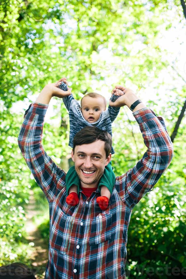 Family outdoor portrait photo