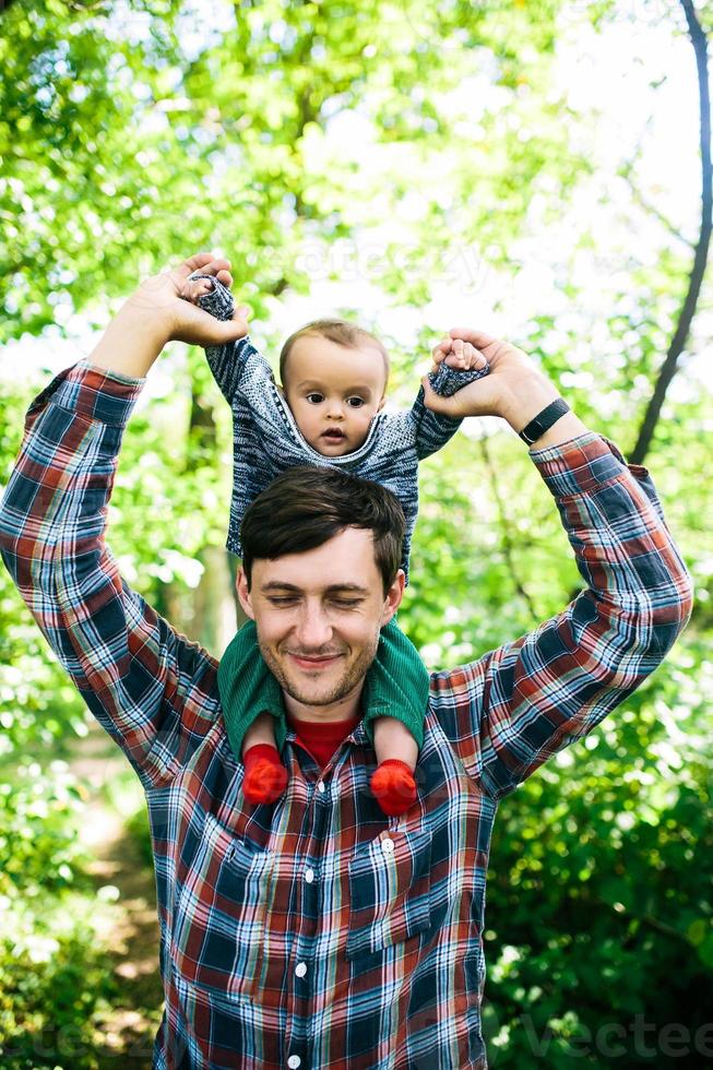 Family outdoor portrait photo