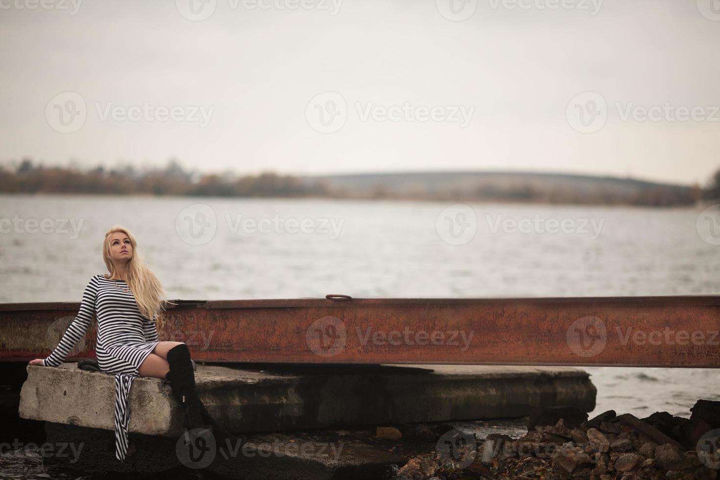 Woman outdoor portrait photo