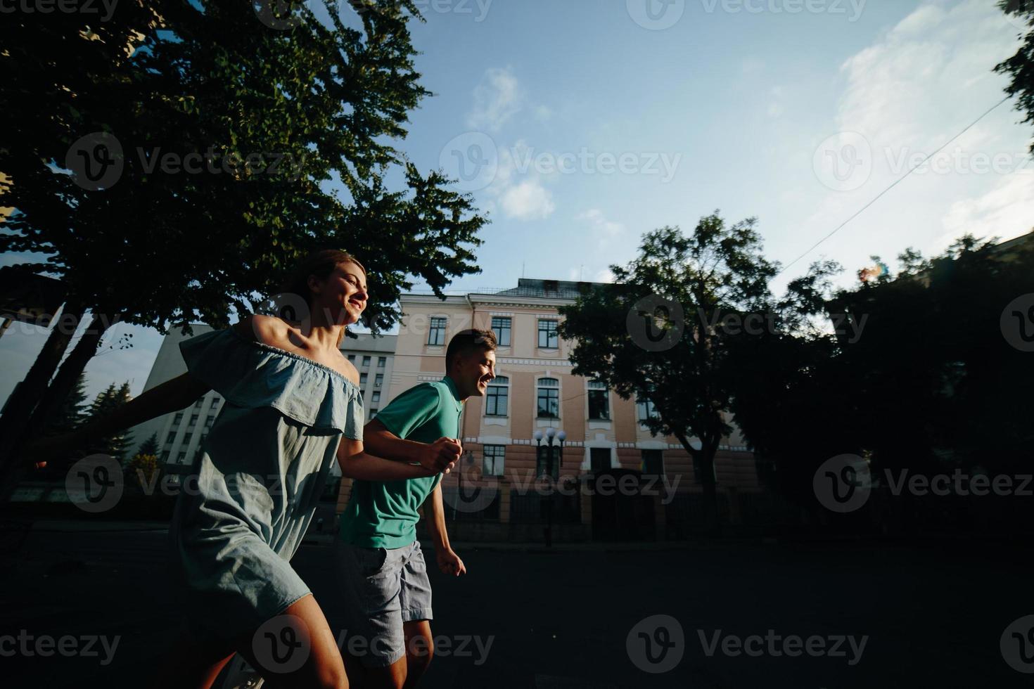 Couple outdoor portrait photo