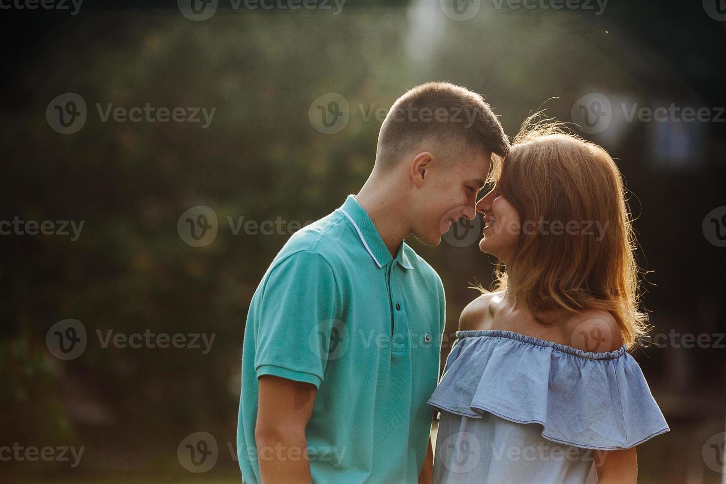 Couple outdoor portrait photo