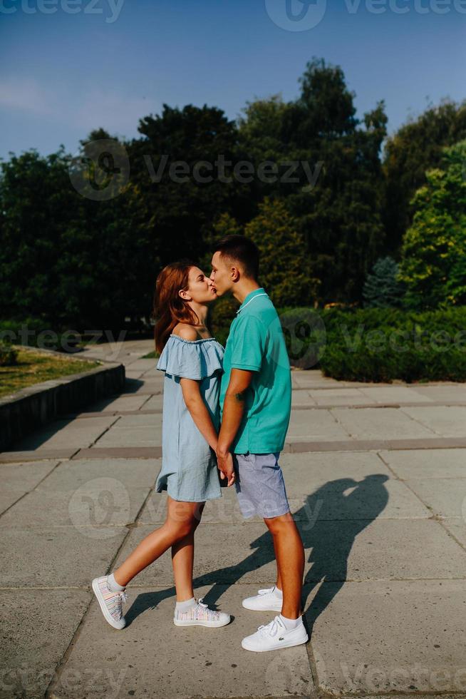 Couple outdoor portrait photo