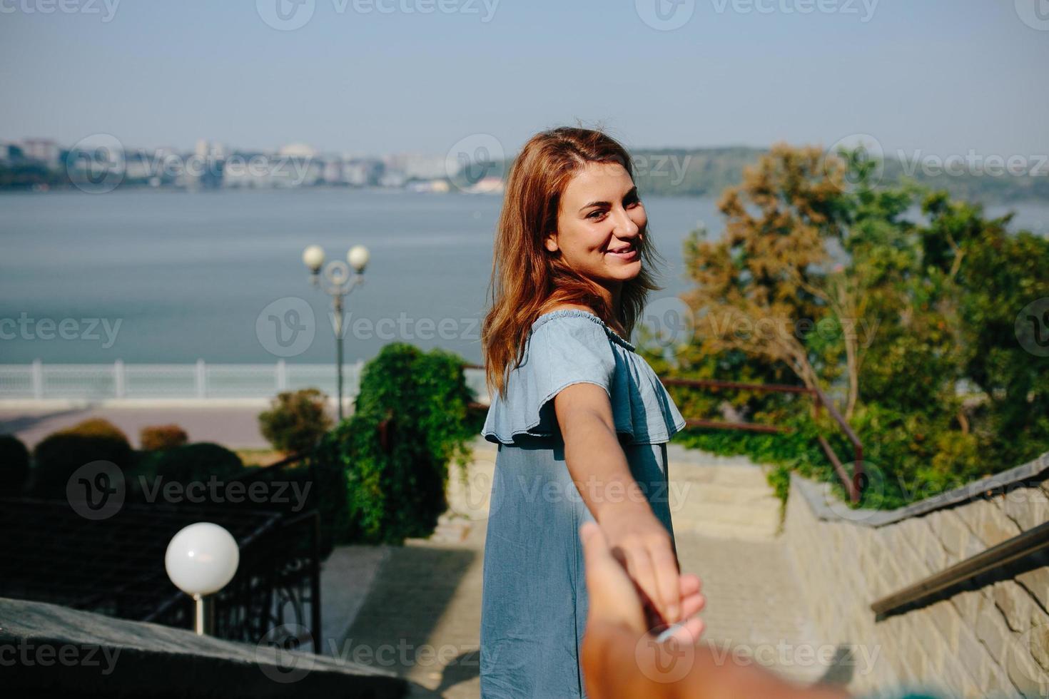 Couple outdoor portrait photo