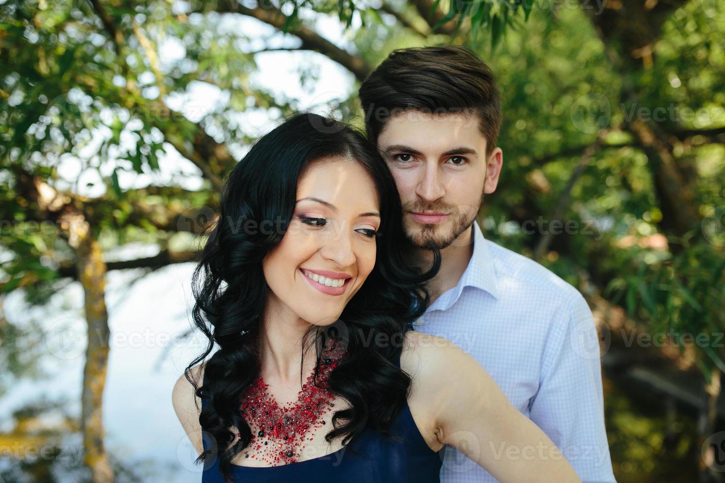 Couple outdoor portrait photo