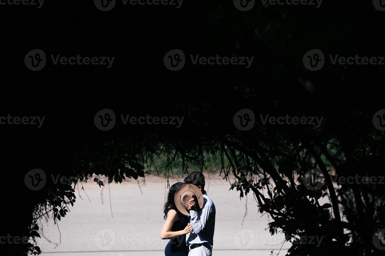 Couple outdoor portrait photo